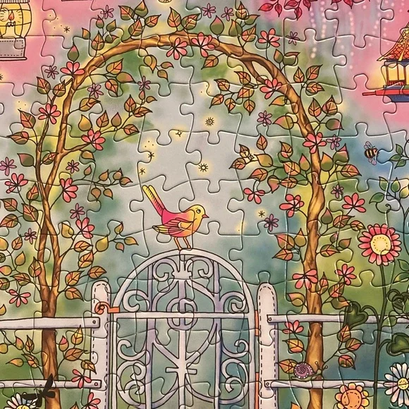 Buffalo Johanna Basford's Secret Garden Songbird Garden 500 Piece Jigsaw Puzzle - Picture 5 of 13